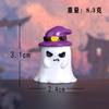 4Pcs Cartoon Halloween Wizard Ghost Series Halloween Pumpkin Ghost Small Figurine Crystal Ball Decorative Accessories