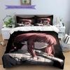 Makima Pattern Bedding,Quilt Set Quilt Cover Pillowcase Home Birthday Gift(1 * duvet cover + 2 * pillowcase, without core)