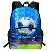 Kids School Backpack Elementary Students - Large Capacity Ergonomic Design Cartoon Print Oxford Fabric