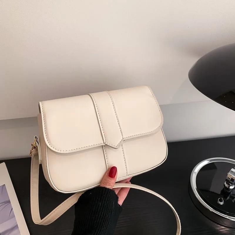 

Кожаная сумка через плечо для женщин, дизайнерские сумки и кошельки, маленькие сумки-мессенджеры, однотонные сумки через плечо, модные тенденции