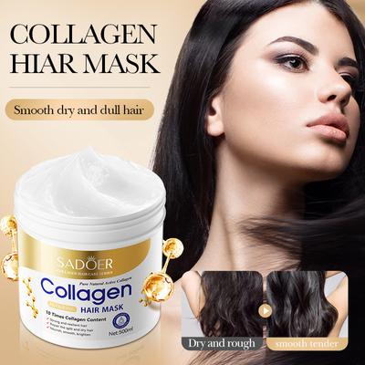 Collagen Hair Mask 500ml Smooth and Fluffy Conditioner To Smooth Dry and Frizzy Hair