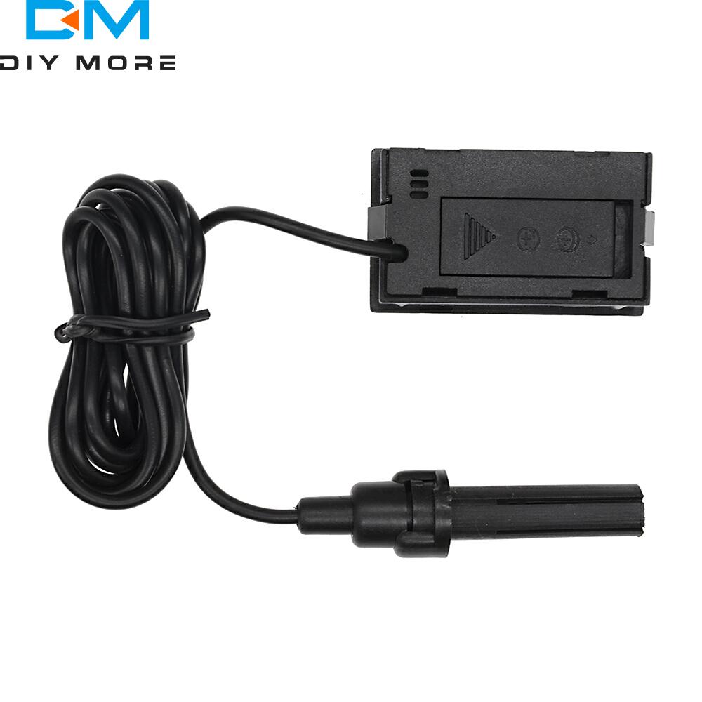 Mini cyfrowy miernik wilgotności termometr higrometr wskaźnik czujnika LCD temperatura lodówka monitorowanie akwarium wyświetlacz kryty