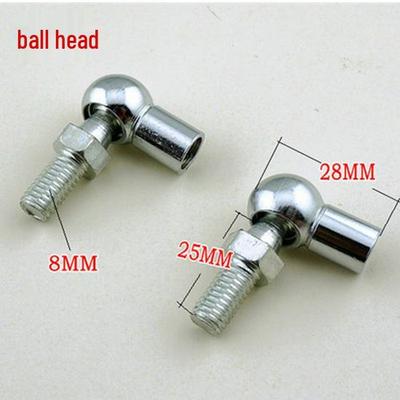 Universal Hydraulic Support Rod Gas Spring Connector with Rotating D-Type Ball Head and Base