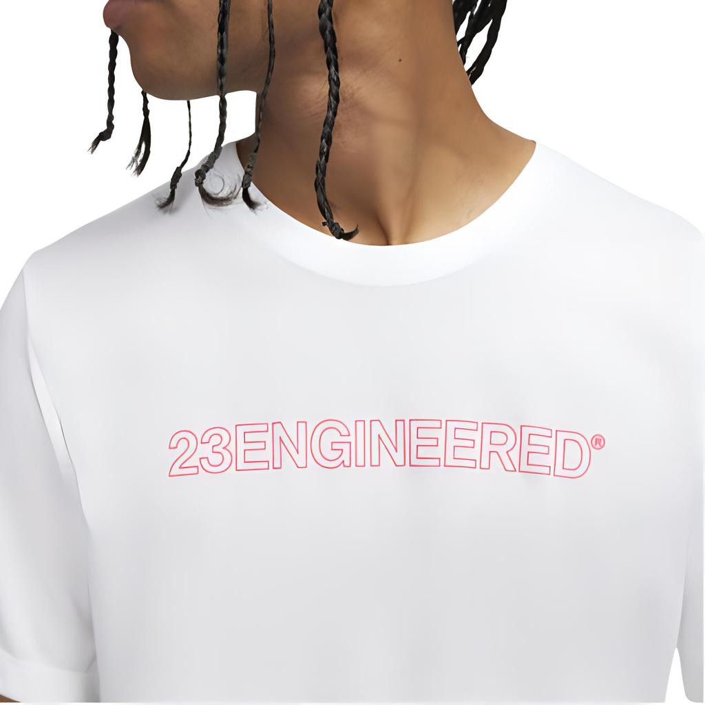 Jordan 23 Engineered Dri-Fit Casual Sports Short Sleeve T-Shirt Men Tops White CJ6205-100