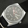 AUTOMATIC VINTAGE REFURBISHED SEIKO 5 JAPAN 6309A MENS BLACK WATCH a441338-5 Sk-a441338