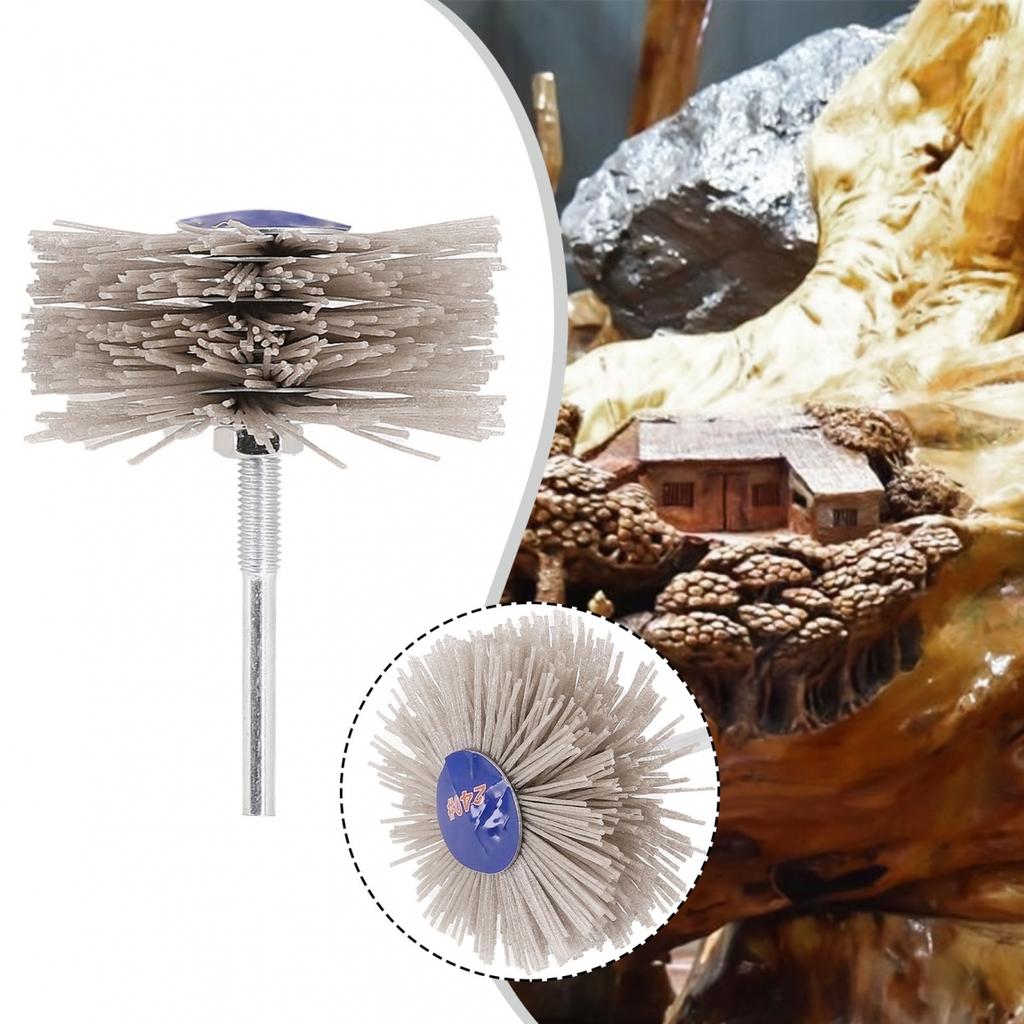 1 stücke Schleif Nylon Rad Pinsel 80-600Grits 80mm Schleifen