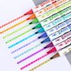 10 Colors Dual Tip Permanent Markers Set,Color-Changing Highlighters,Art Markers For Artists,Drawing And Study Supplies