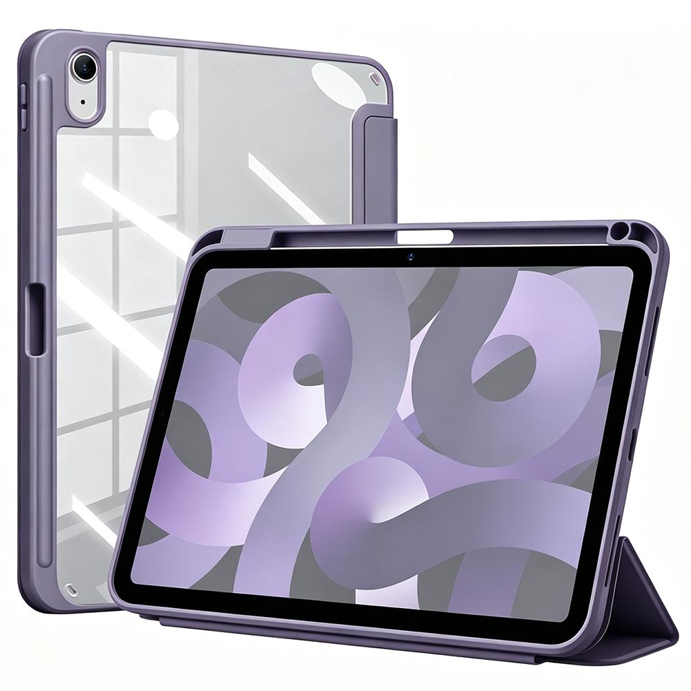 Pro iPad A16 10. a 11. generace 10,9" 11" / Magnetický obal na tablet s držákem na tužku, Trojitý skládací kryt s stojánkem, Automatické probuzení/uspání
