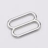 Rubber-Coated Alloy Bra and Swimsuit Strap Adjustment Buckles with O-Ring.