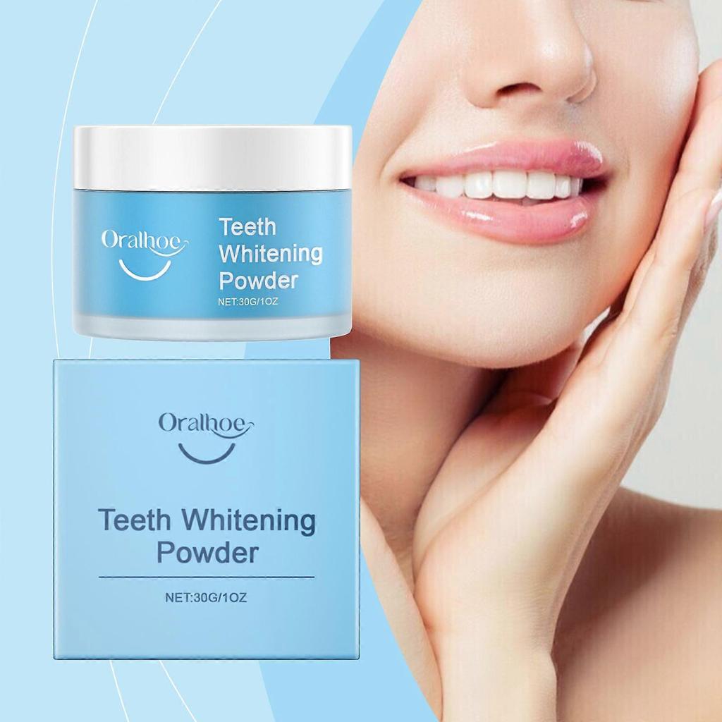 Oralhoe Tooth Powder Oral Care Cleansing Removes Stains, Lasting Fresh Breath, Cleans Odors, Whitens Teeth