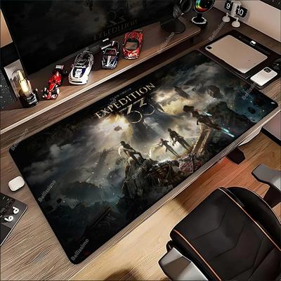 Clair Obscur Expedition 33 Mouse Pad 90x40CM Keyboard Mouse Mat Large Gamer Mousepad Gaming Accessories XXL PC Cabinet Desk Mats