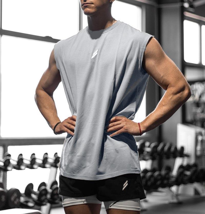 Men's Quick-Dry Tank Top - Breathable Bird's Eye for Basketball & Fitness.