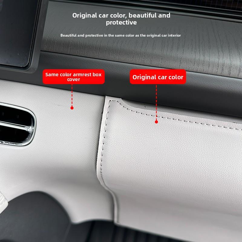 Per XPENG G6 2026 Colore Originale Auto Tappetini Anticalcio Lato Guidatore e Passeggero Pad Protettivo in Pelle Accessori Interni Auto