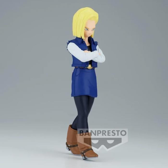 Figurine - Banpresto - Android 18 Solid Edge Work - Détails Exceptionnels - Design Fidèle - Couleurs Vives