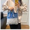 Washed Denim, Wandering Style, Niche Design, Crossbody Bag, Casual Women's Shoulder Bag, New Fashionable and Personalized Bag