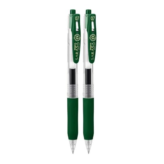 Zebra Sarasa Clip Gel Ballpoint Pen, 0.7mm, Viridian