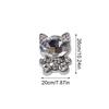 1PC Luxury Fashion Clothing Closures Alloy Swan Rhinestone Button Originality Swan Rhinestone Button Set Alloy Button