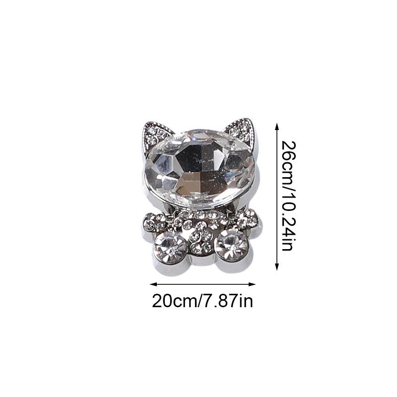 1PC Luxury Fashion Clothing Closures Alloy Swan Rhinestone Button Originality Swan Rhinestone Button Set Alloy Button