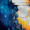 Kids Whale Shower Curtain Galaxy Glitter Butterfly Lbathroom Shower Curtain Sets For Boys Girls ,Sealife Ocean Sea Themed Fabric