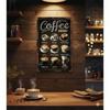 Vintage Metal Coffee Sign A4 Retro Bar Cafe Kitchen Decor Wall Art