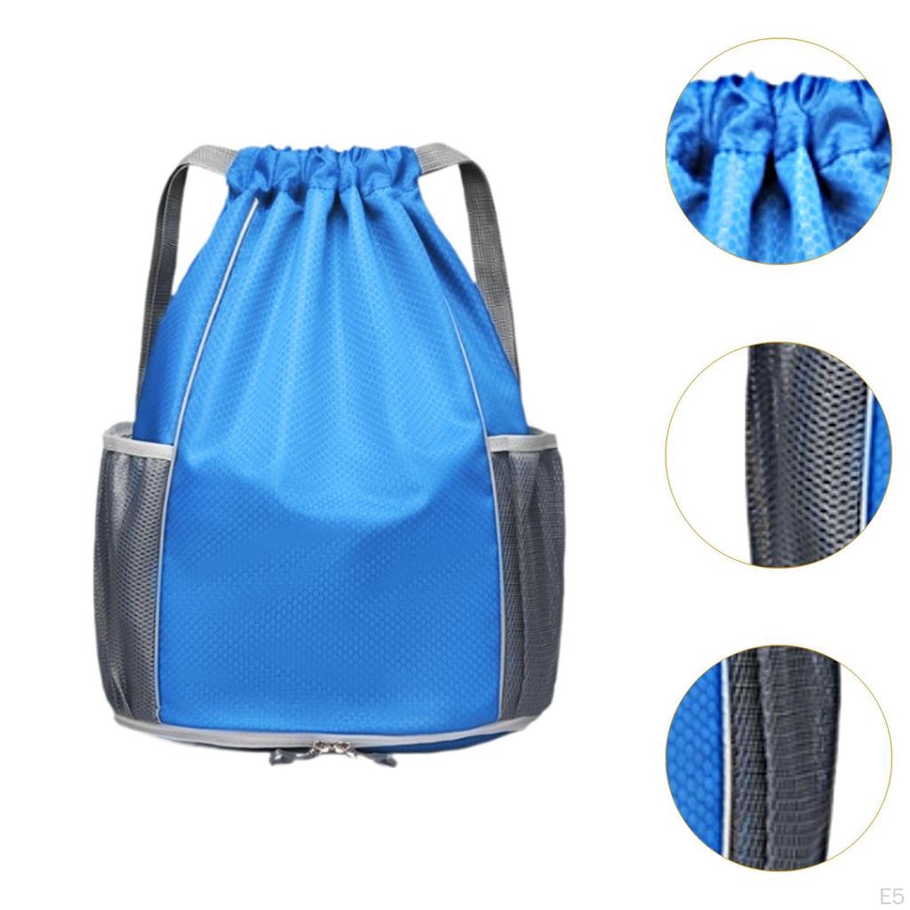 Swimming Bag Drawstring Backpack Lightweight Waterproof Fitness Portable Duffel Rucksack for