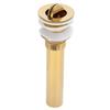Wash Basin Sink Drain Anti Clogging Bathroom Drainer Stopper Accessories Non Overflow Gold(Flap