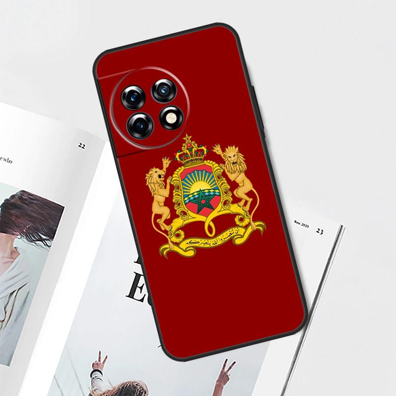 Maroc Morocco Flag Case For OnePlus 12 11 9 10 Pro 8T 9R 10T 10R 12R OnePlus Nord 2 2T N20 N10 CE 3 Lite Cover