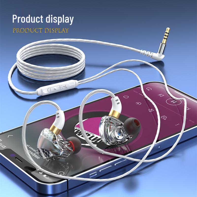 

Трансграничная проводная спортивная игровая гарнитура с Type-C и круглым отверстием, заушная конструкция, тяжелые басы