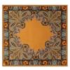 Bohemian Women Muslim Hijab Bandana 90*90cm Print Silk Headkerchief Satin Square Scarf  Office