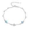 S925 sterling silver bracelet women's natural crystal stone hand jewelry Valentine's Day gift for girlfriend