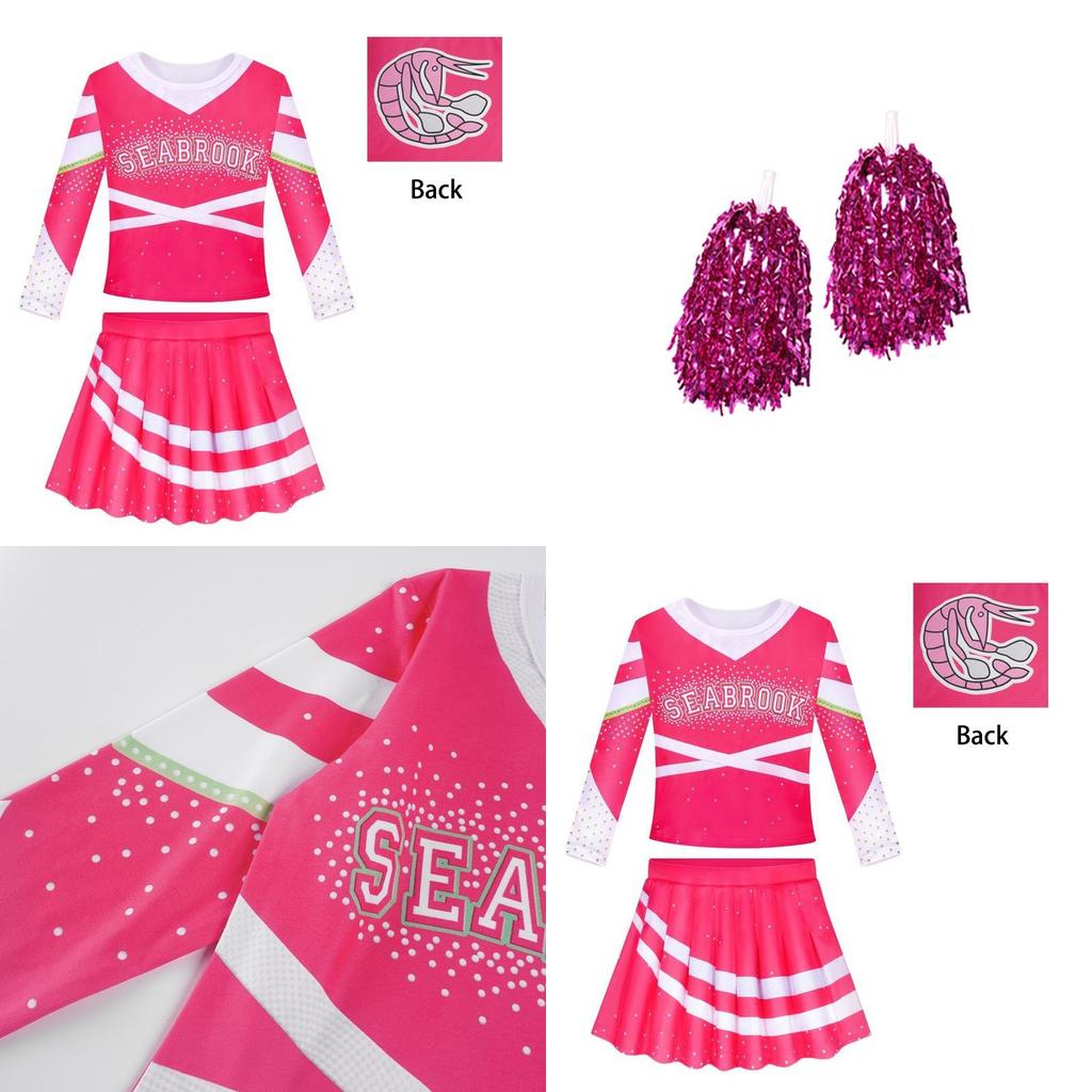 Halloween Cheerleader Outfit For Girls Perfect For Role Play And Dress-up