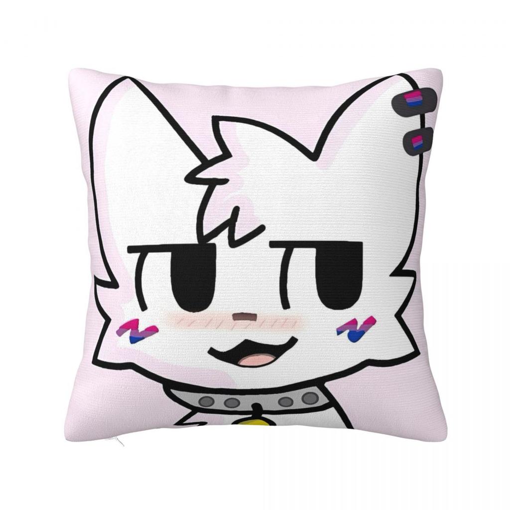 Kissenbezug Boykisser Lustiges Katzenmuster Kissenbezug Retro Trendiger Kissenbezug für Stuhl Sofa Heimdekoration Kissenbezüge