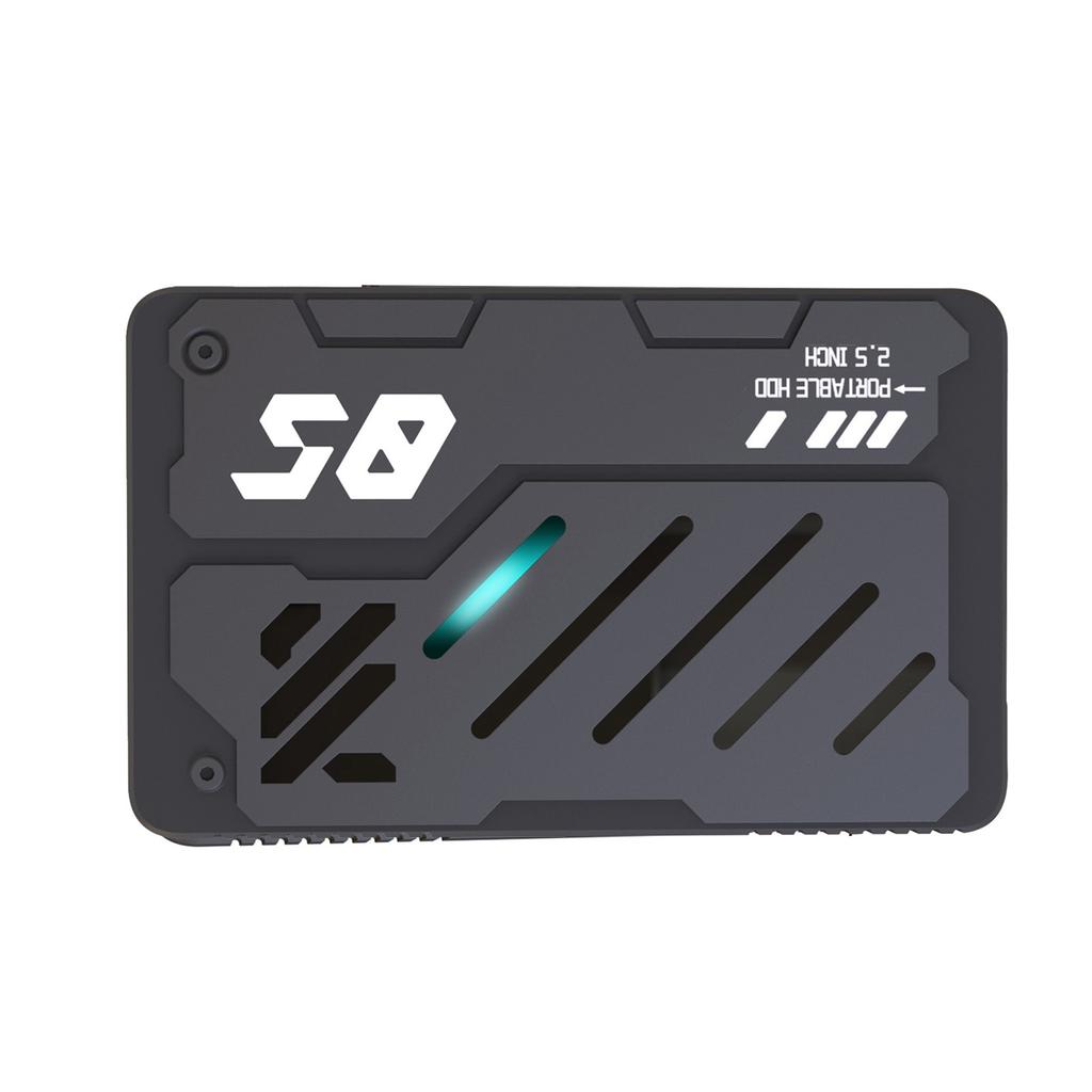 2,5-tommers USB3.0 bærbar ekstern harddisk med pustelys, mekanisk type, rask overføringshastighet