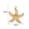 2pcs Gold Stainless Steel White Shell Charms For Jewelry Makings DIY Women Bracelet Necklace Jewelry Pendants Summer Supplies