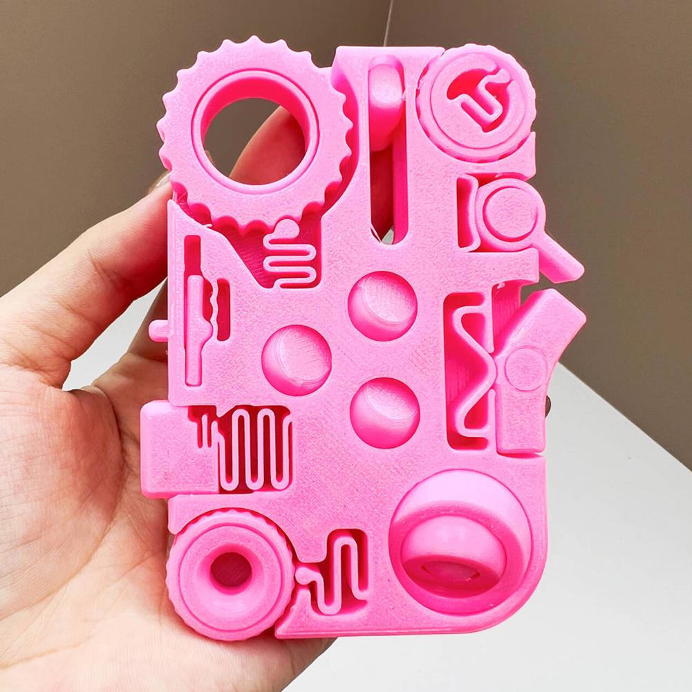 Fidget Spinner Stress Relief Toy For Kids Adult 3D Printed Large EDC Stress Relief & Focus Fidget Spinner Toy Creative Gift G8L1