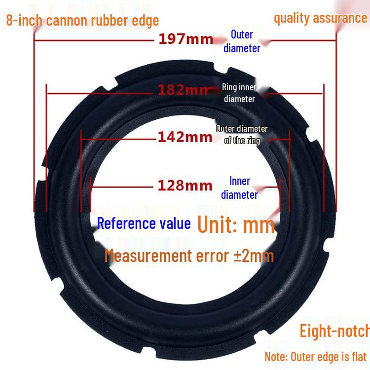 Speaker Repair Rubber Edge Ring - Replacement Folding Parts