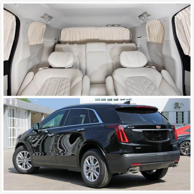 Buick GL6/GL8 Suede Car Curtains: Privacy Blackout Sunshades for Interior Modification
