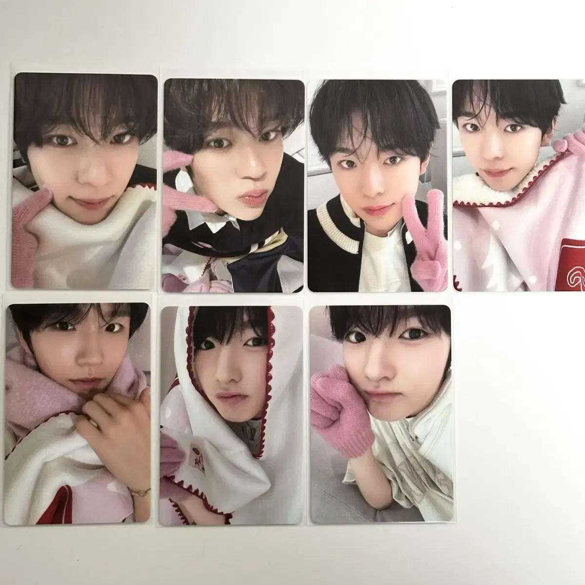 

Pink Christmas Nct Wish Photocard Photo Card Yuushi Shion Sakuya