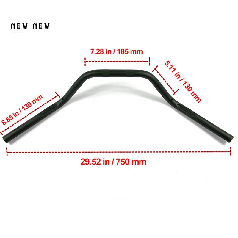 Motorcycle 1" 25MM Drag Bar Handlebar Handle Bar Tubes Compatible With Harley Davidson Sportster XL883 1200 XL Softail Bobber