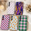 Luxury Y2K Polka Dots   Phone Case For Samsung Galaxy A73,A72,A71,A70,A53,A52,A51,Soft Silicone Black Cover