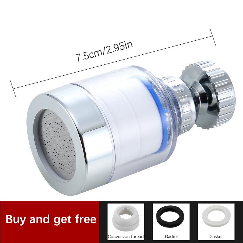 Kitchen Water Faucet Pressurized Bubbler Filter Remove Chlorine Heavy Metal Filtered For Hard Water Bath Filtration Purifier