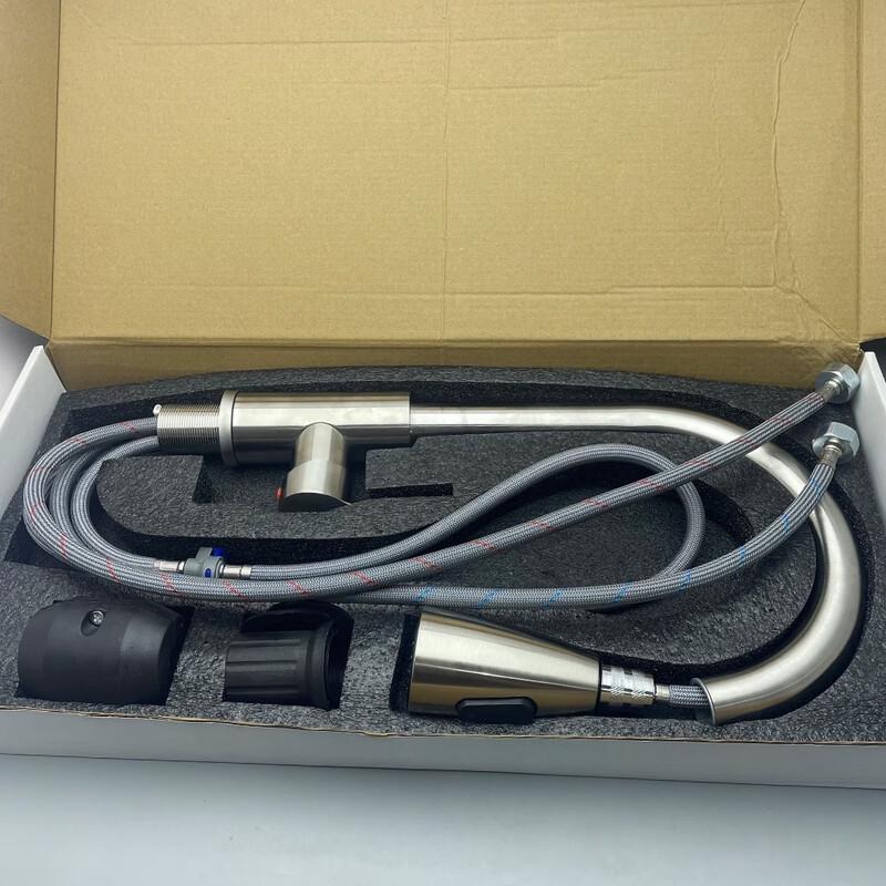 YIXI Stainless Steel Pull-Out Kitchen Faucet