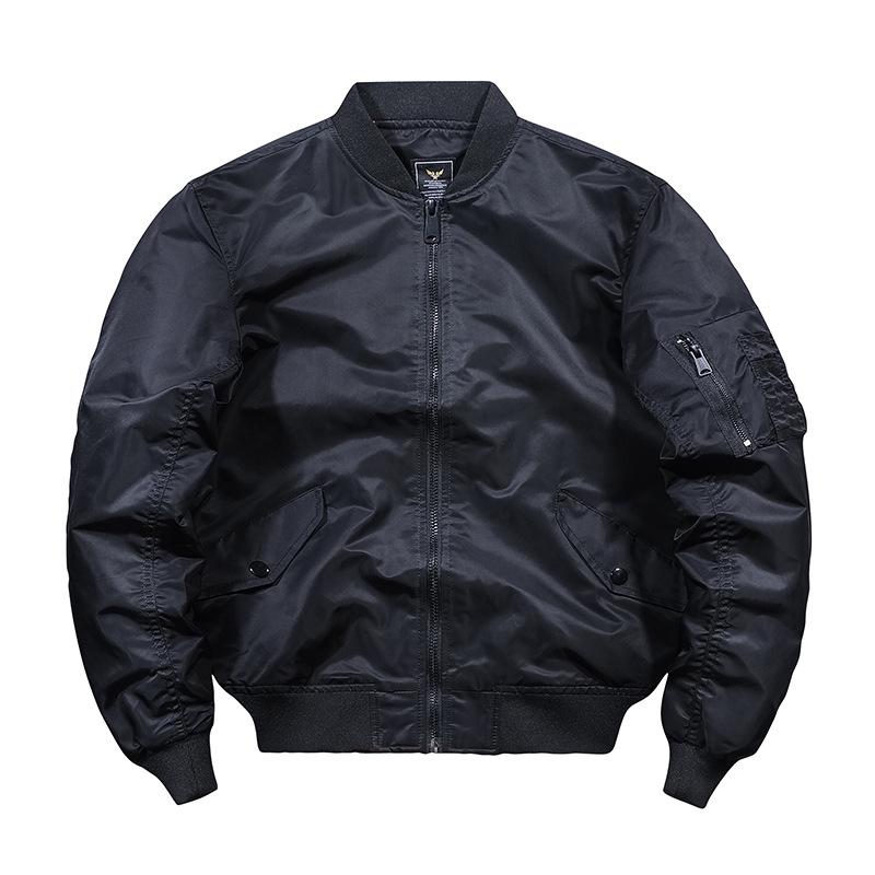 Veste Bomber Homme Uniforme de Baseball Coréen Grande Taille Combinaison de Vol Veste de Travail