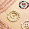 Wooden Bead Board, Solid Wood Bead Tray for DIY Bracelets and Anklets, Pearl Design Stringing Kit, Bamboo Bead Mat for Jewelry