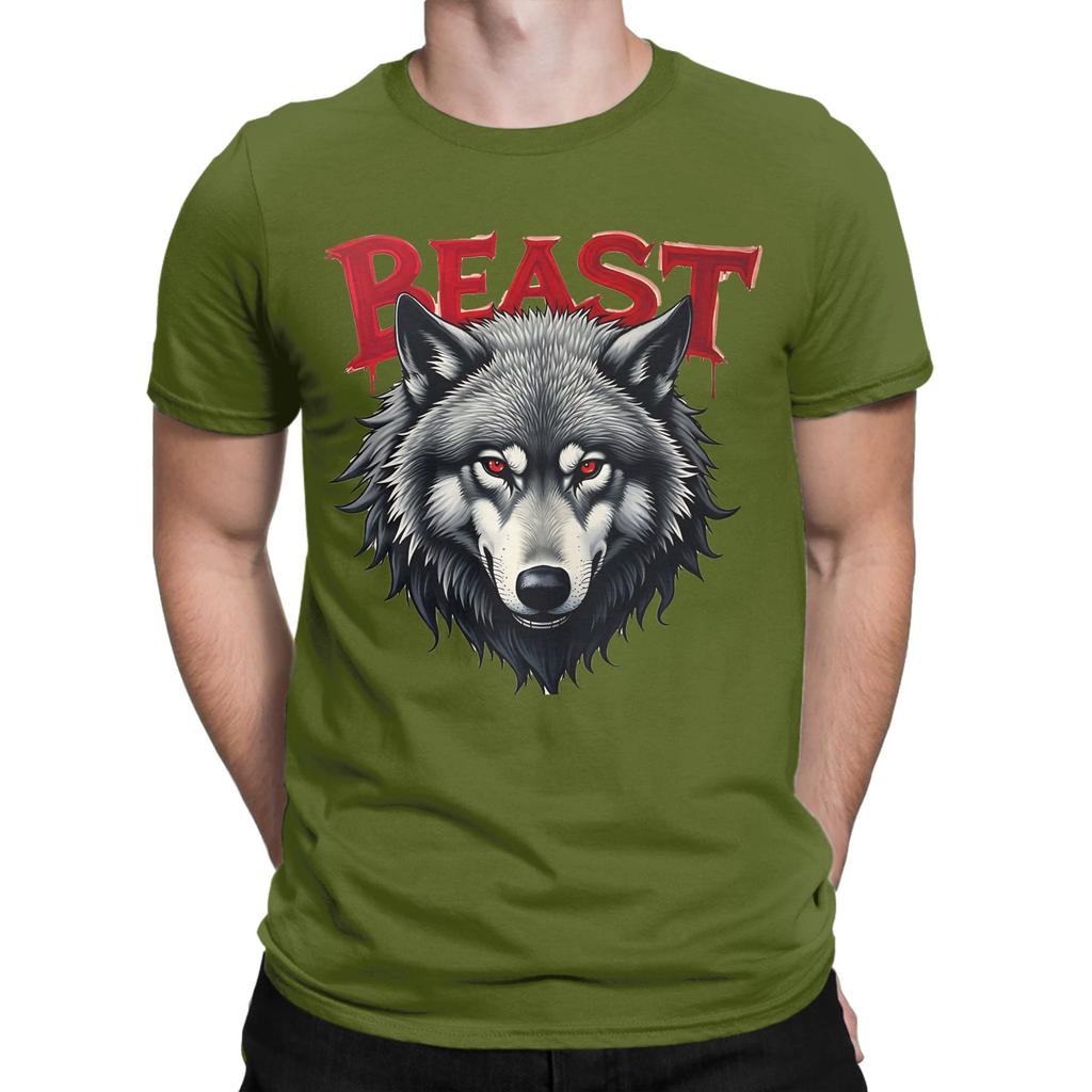 Gym Wolf Graphic 100 Cotton Tshirt Dont Wake The Beast Tees Tops For Unisex