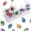 5pcs/lot 13*27mm Hot Sale Crystal Glass Real Dried Flower Oval Pendant for DIY Handmade Jewelry Bracelet Necklace Accessories
