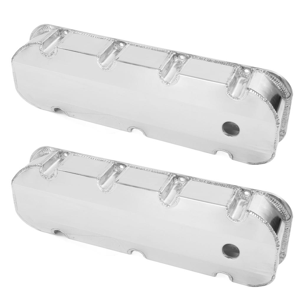 2pcs Aluminum Polished Valve Covers GH?4412 Car Accessories Replacement for Chevy Big Block BBC 396