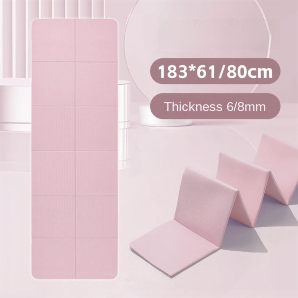 Non-Slip Surface Eco Friendly Yoga Mat Foldable Design Fitness Mat Foldable Yoga Mat  Home Workouts