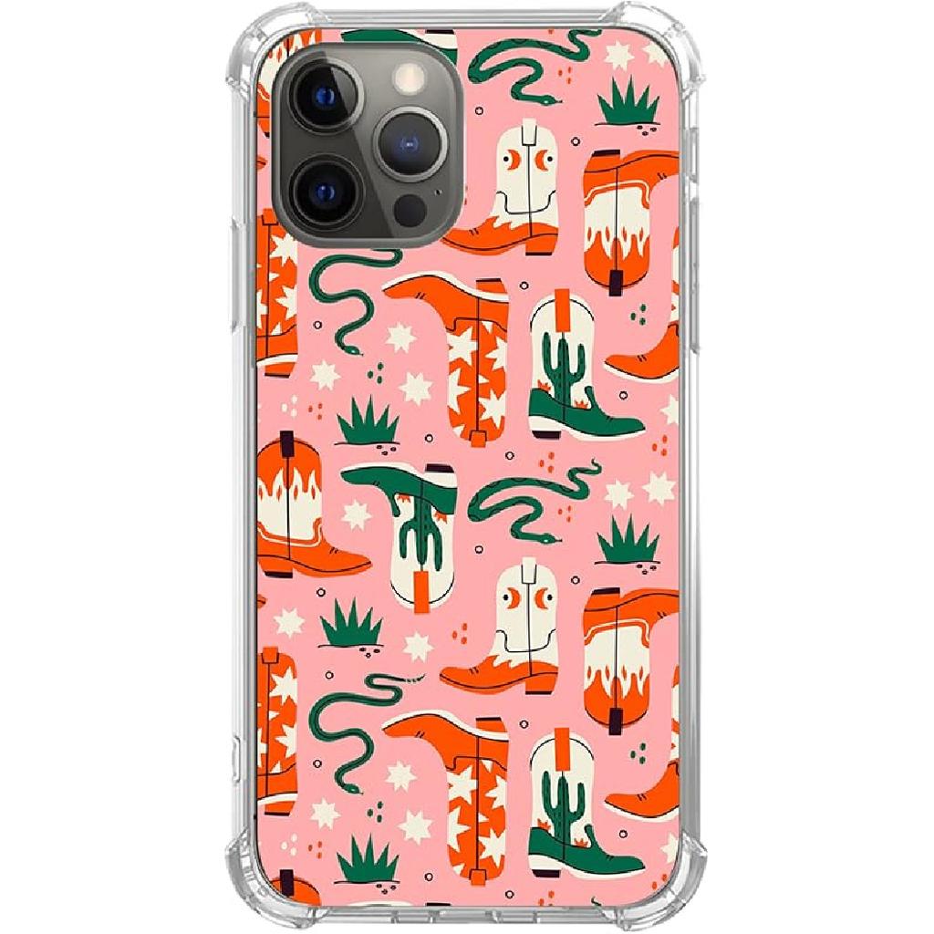 West Cowboy Phone Case Compatible with iPhone 15 Pro, Vintage Western Country Cowboy Phone Case for iPhone 15 Pro, Trendy Unique Design TPU Bumper
