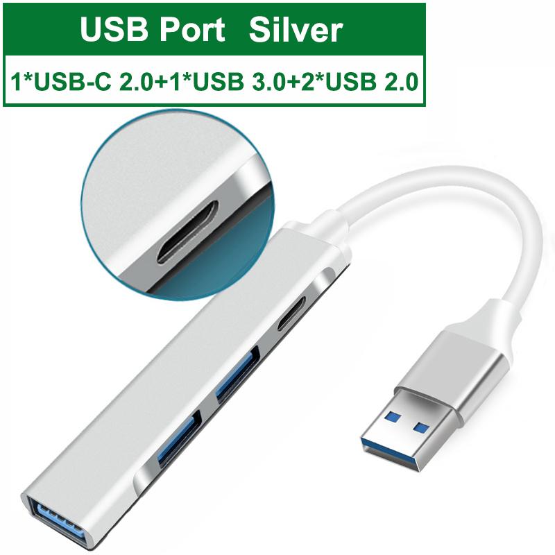 USB C HUB 3.0 3.1 Type C 4 Port Multi Splitter Adapter OTG For Macbook Pro Air PC Computer Notebook Accessories